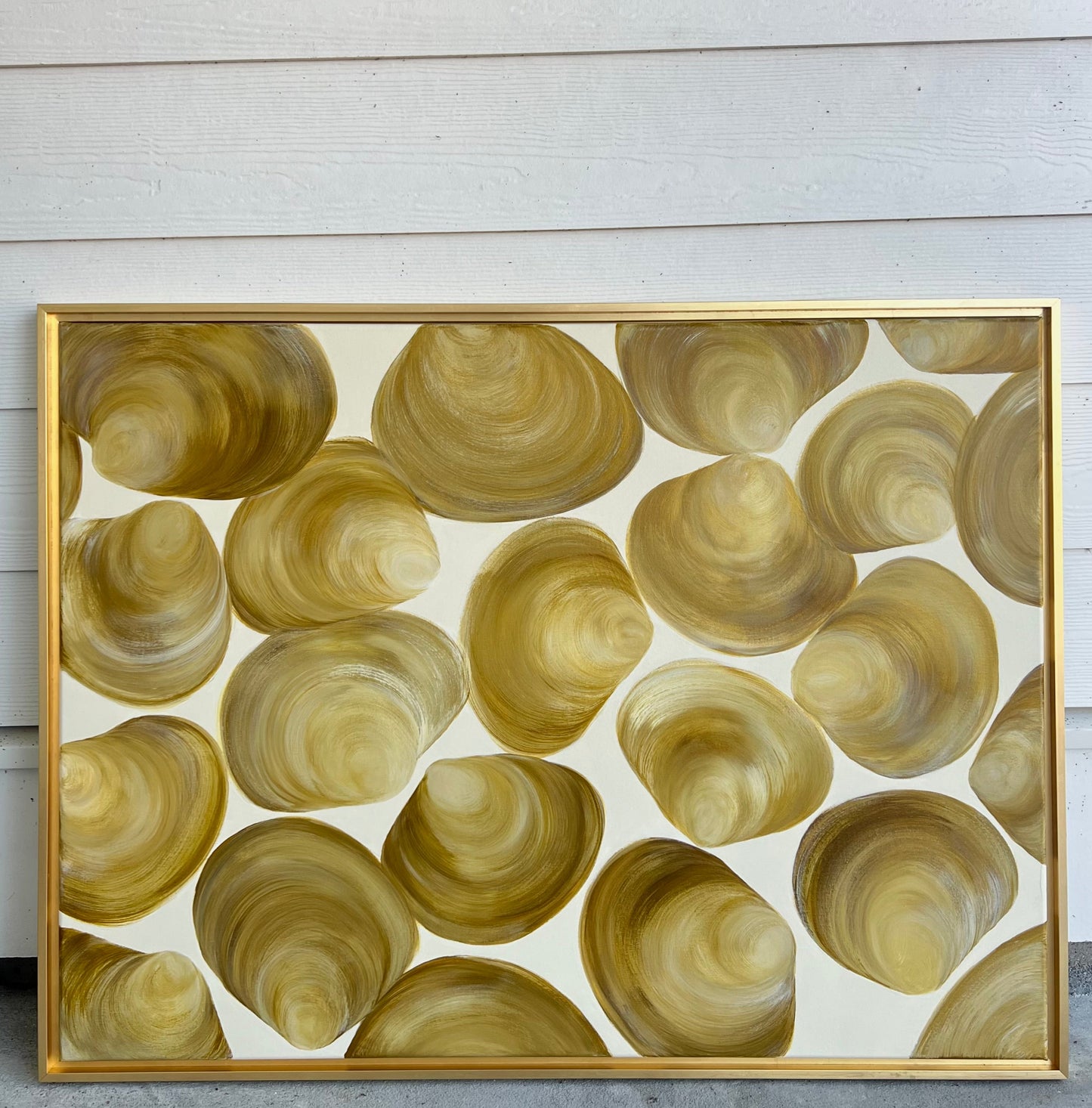 Clam Shells in Gold