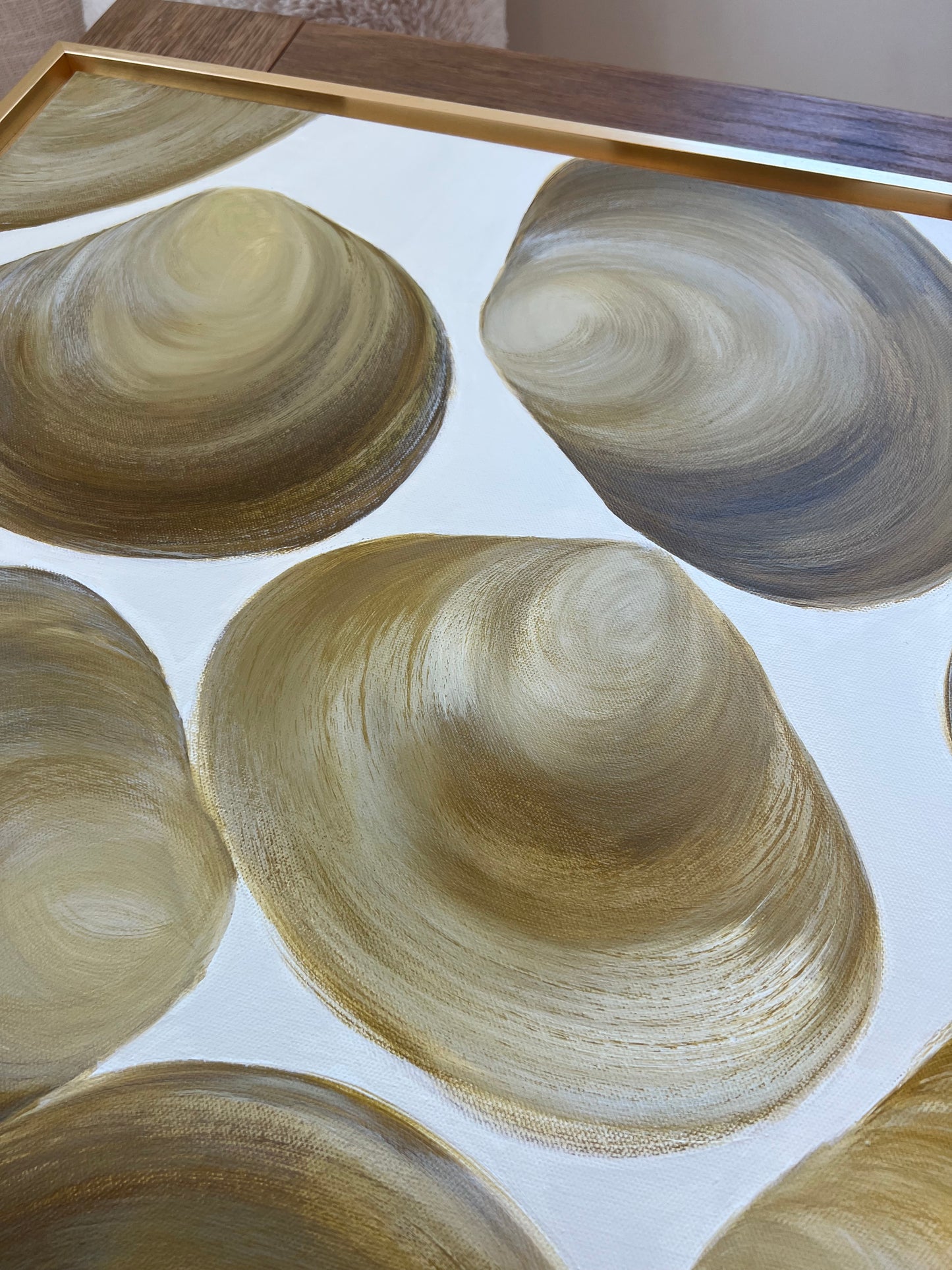 Clam Shells in Gold