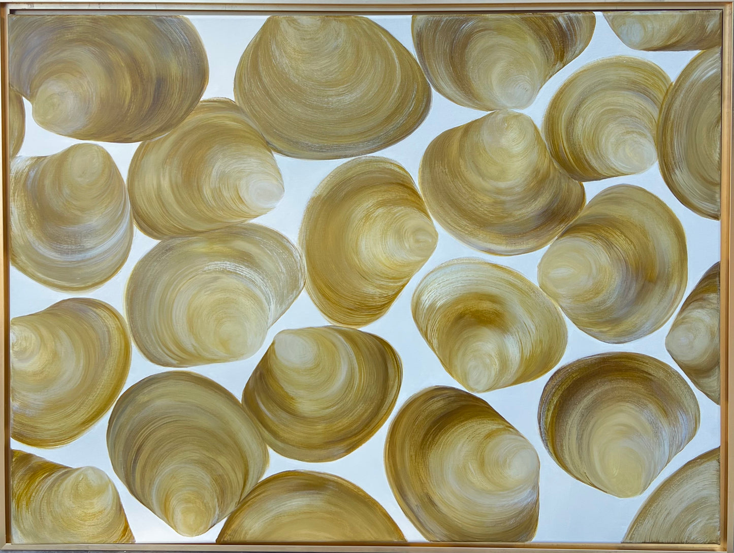 Clam Shells in Gold