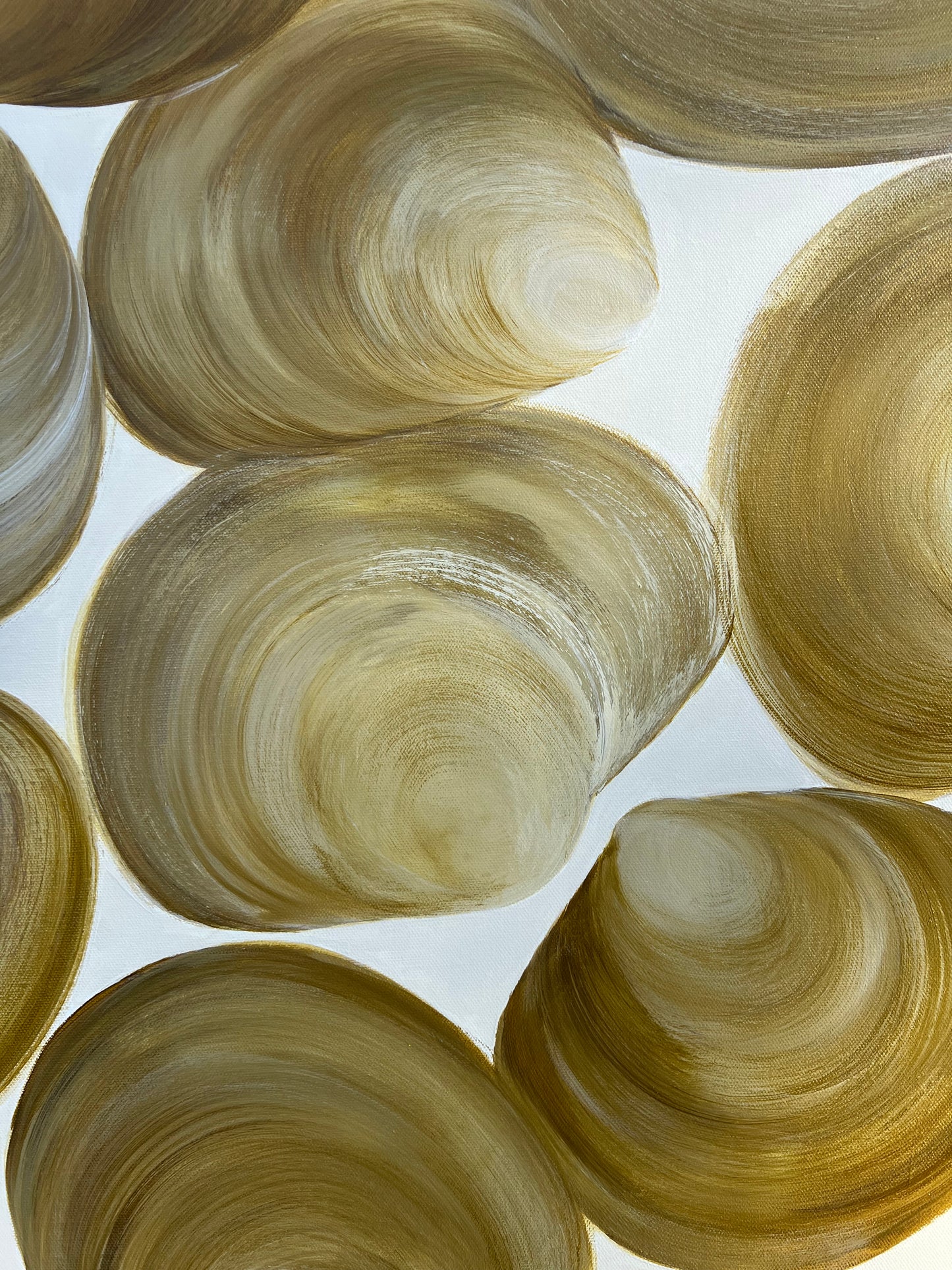 Clam Shells in Gold