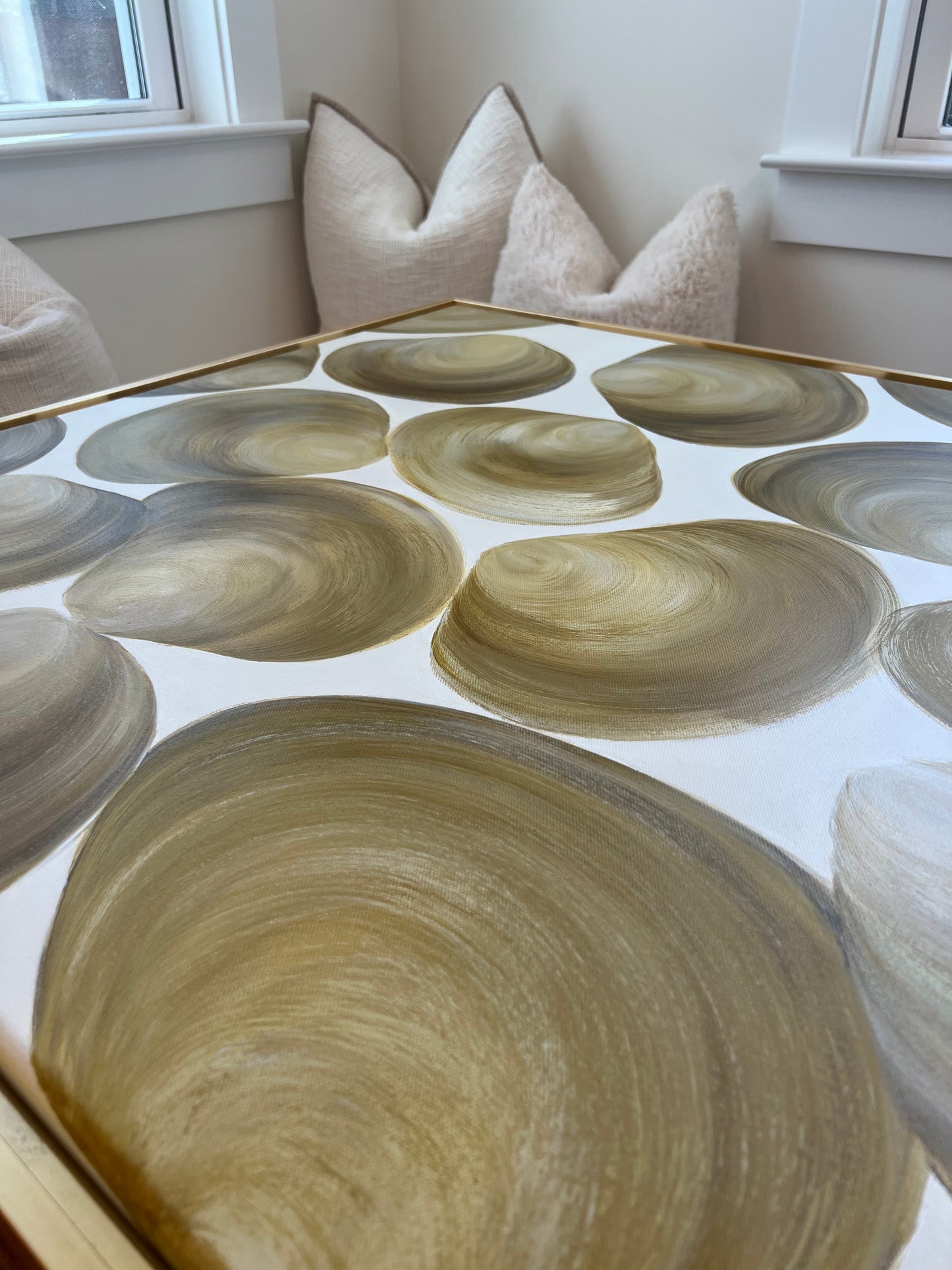 Clam Shells in Gold