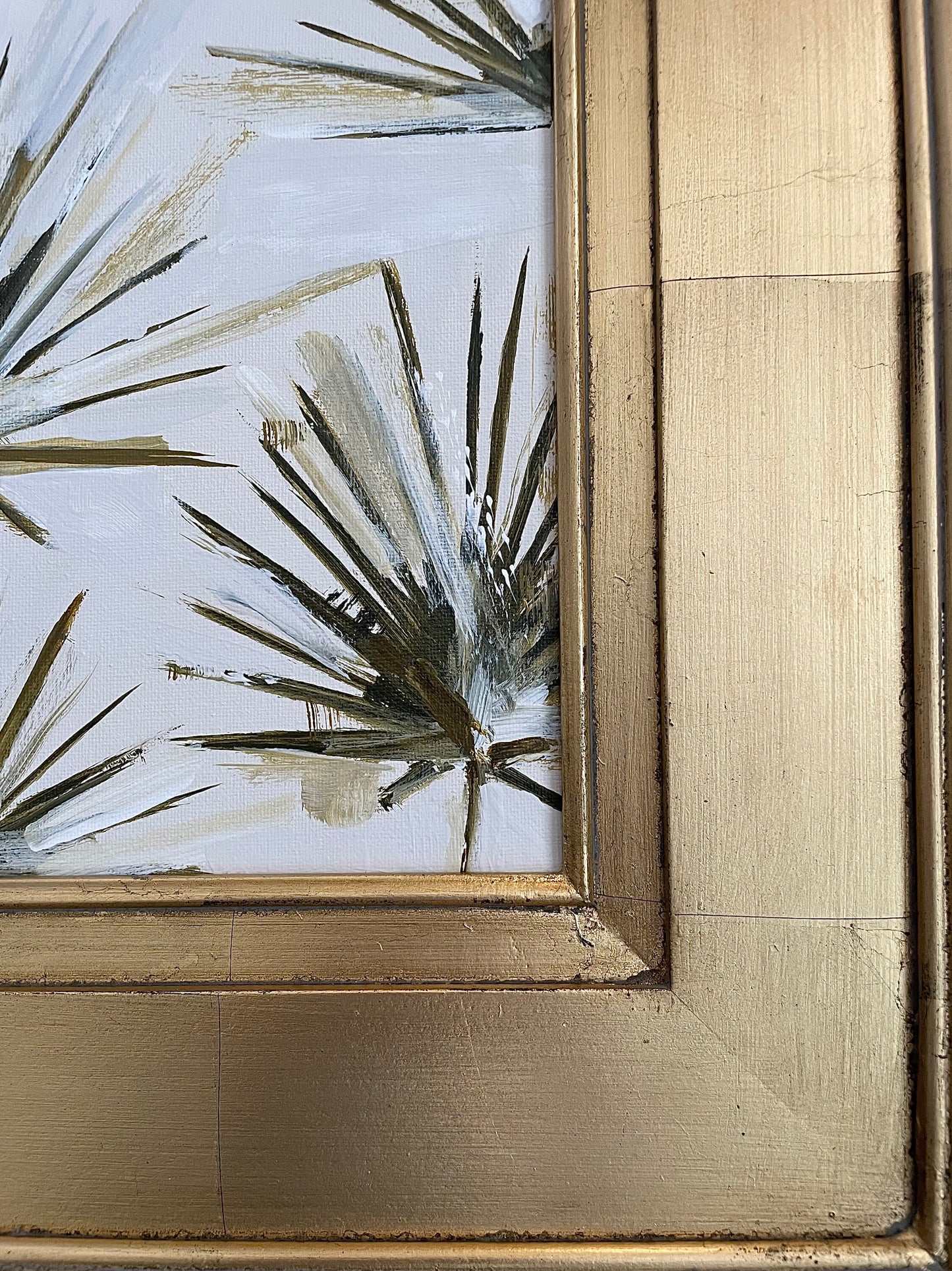 Abstract Fan Palms