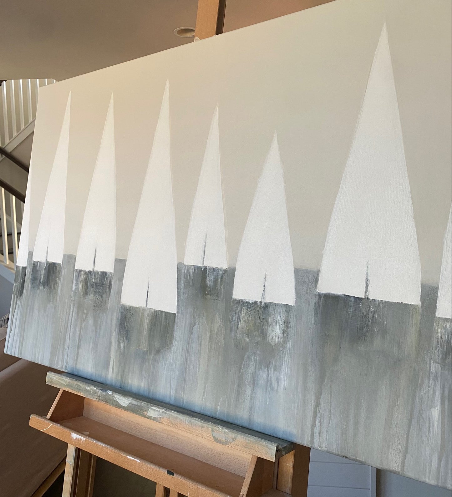 Sailboats in Blue
