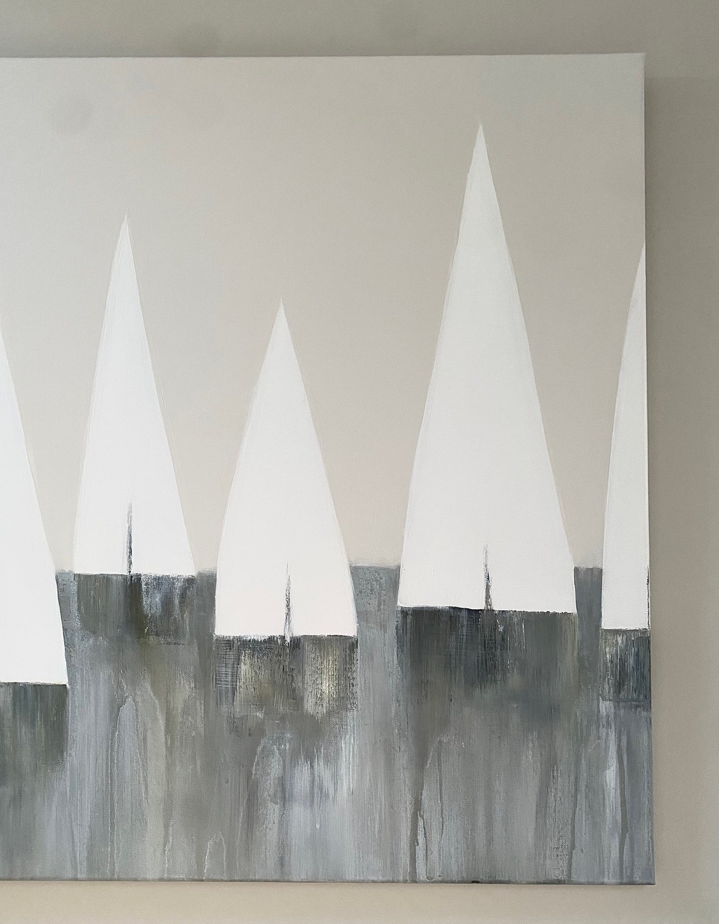 Sailboats in Blue