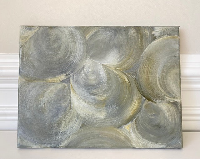 Clam Shells in Blue