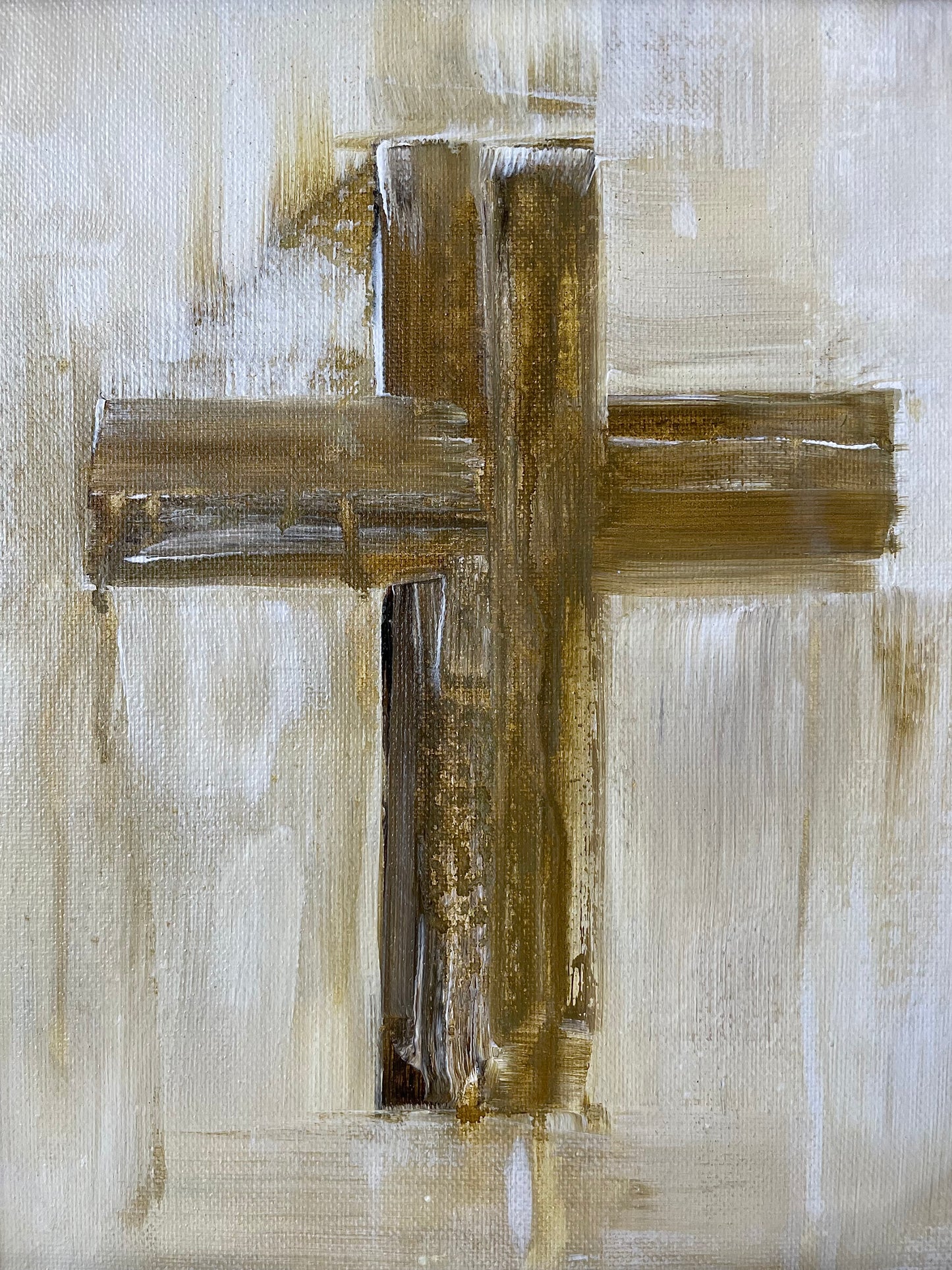 It is Well | Cross on Canvas