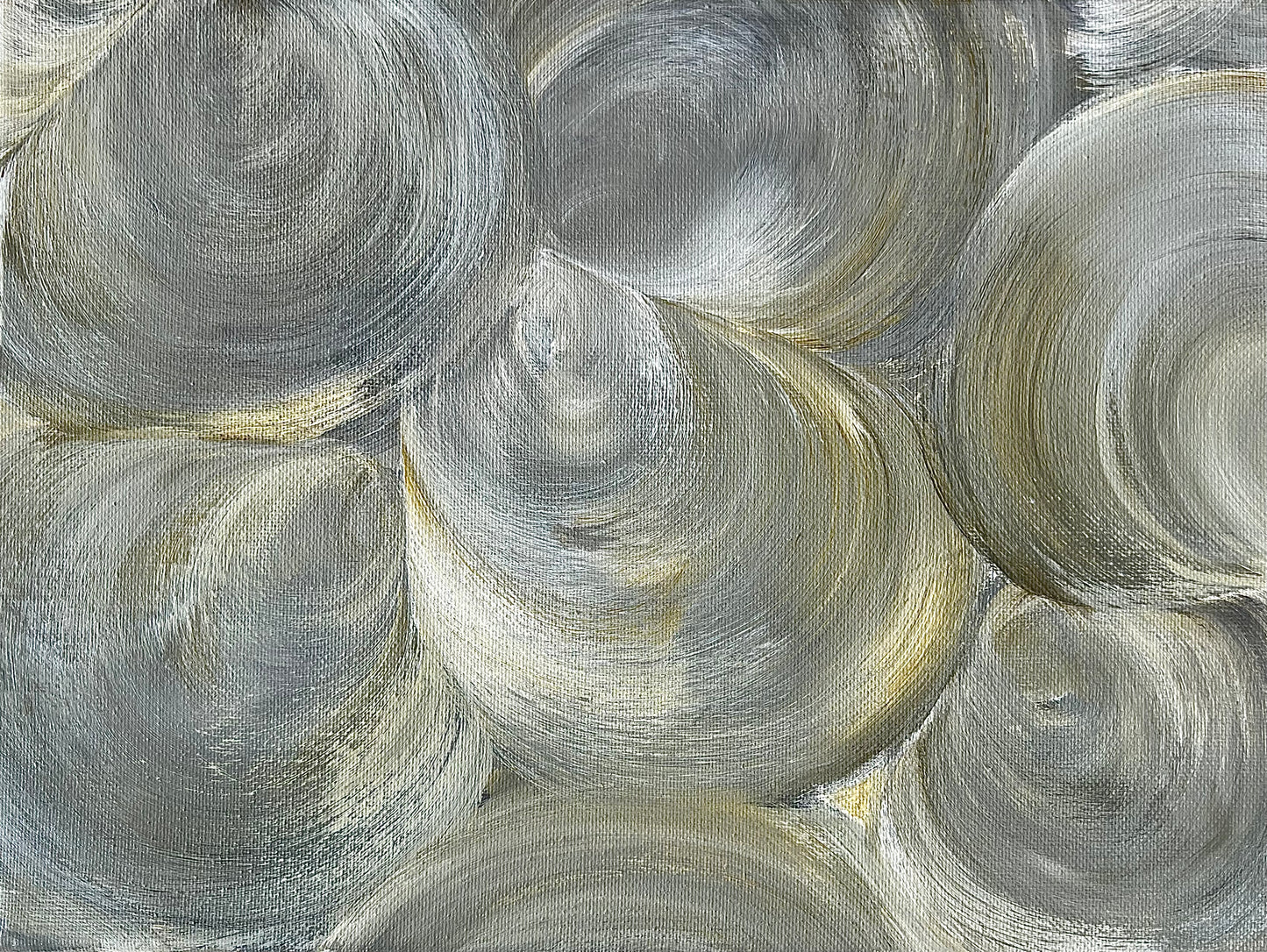 Clam Shells in Blue Print