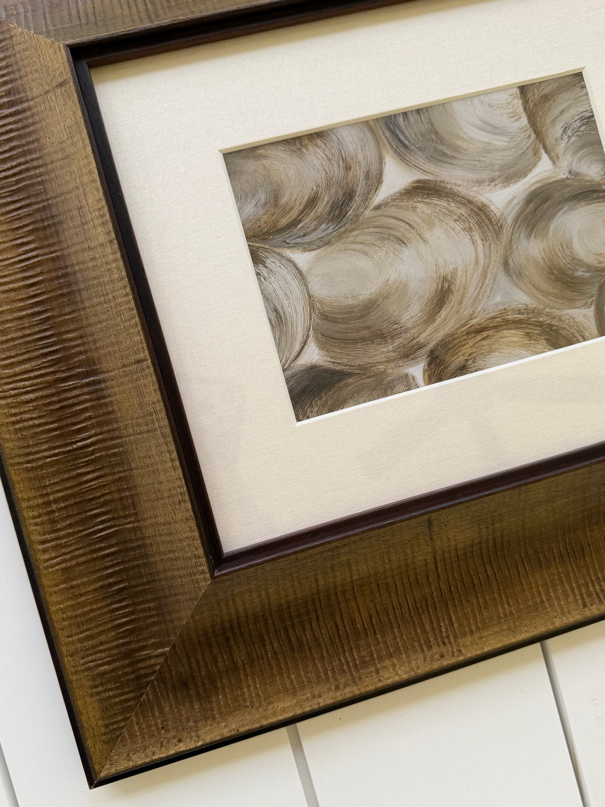 Salty River Clam Shells | Framed Fine Art Print