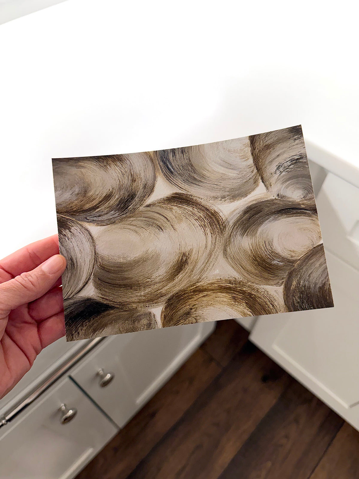 Salty River Clam Shells Print | CROPPED VERSION |