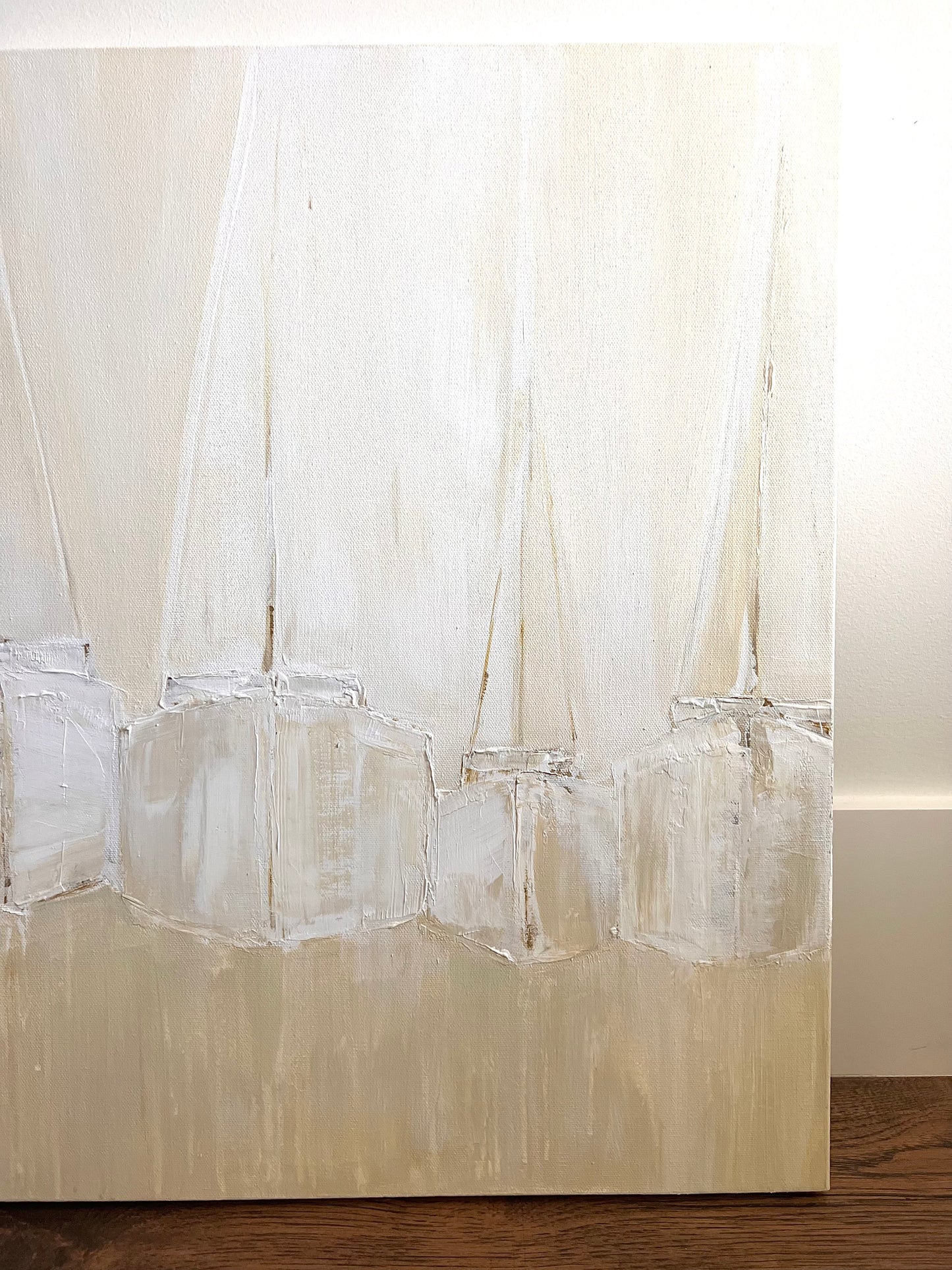 Sailboats | Original 24 x 30 Painting