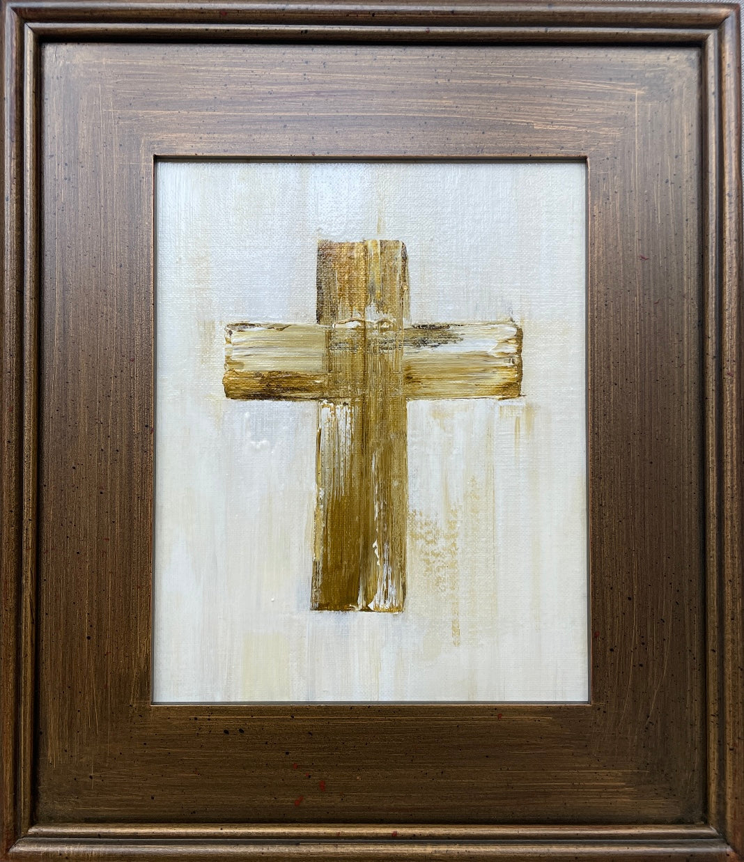 Salt + Light | Cross on Canvas