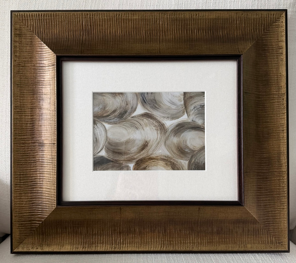 Salty River Clam Shells | Framed Fine Art Print