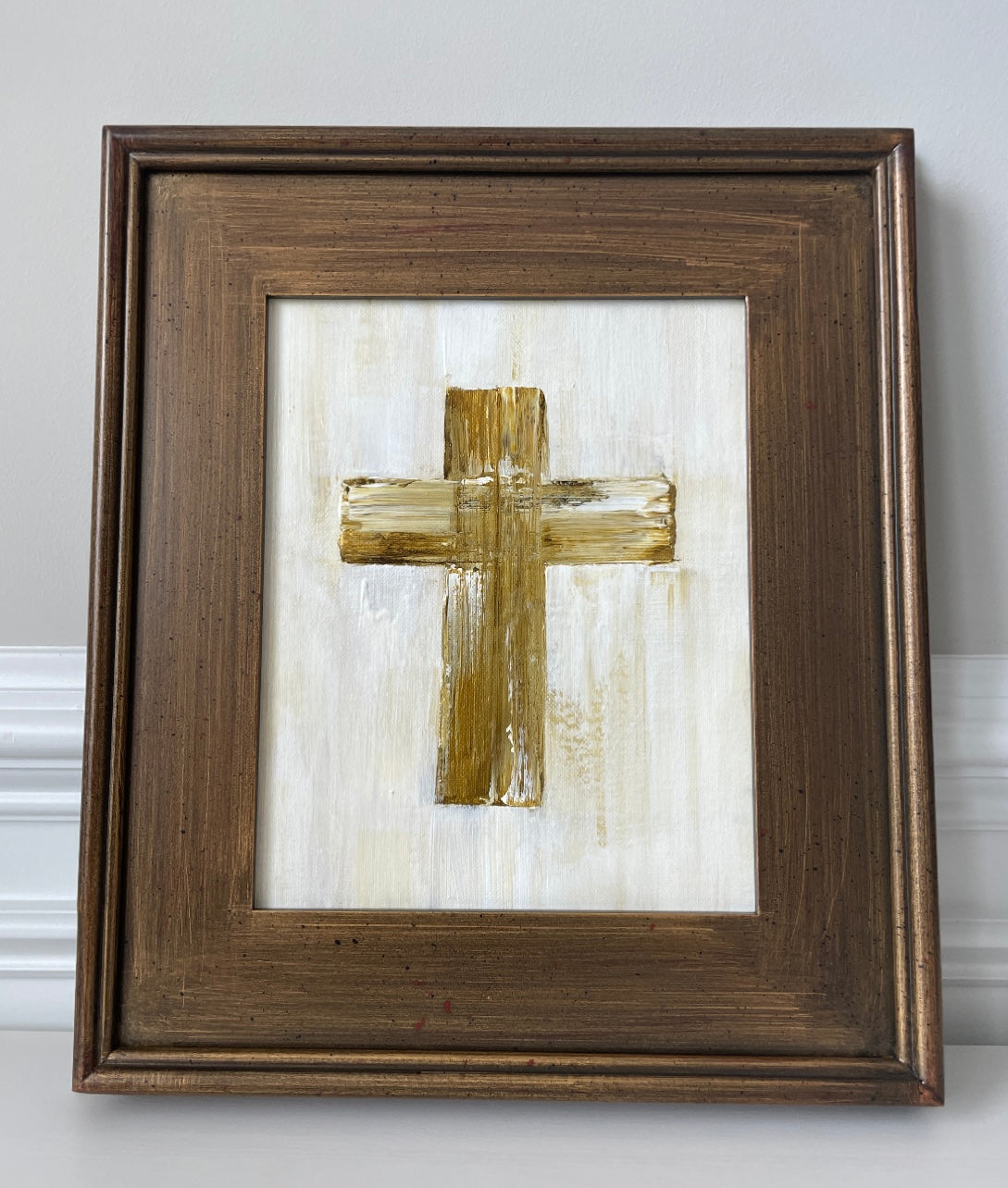 Salt + Light | Cross on Canvas