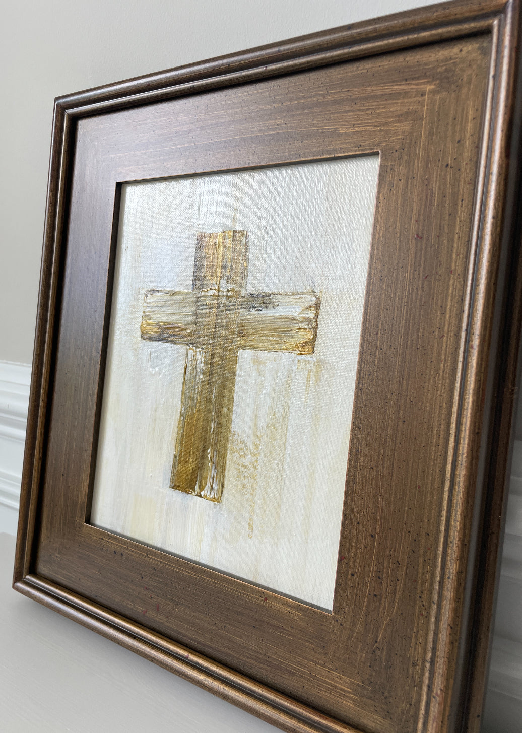 Salt + Light | Cross on Canvas