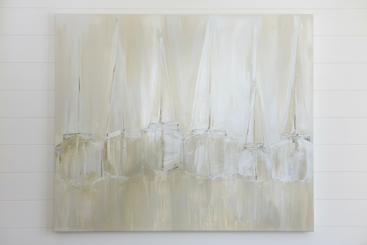 Sailboats | Original 24 x 30 Painting