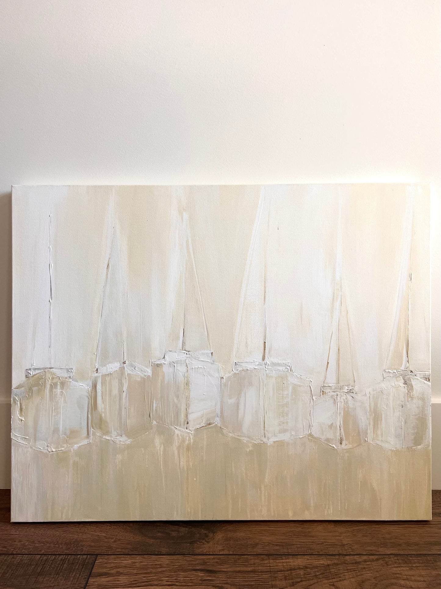 Sailboats | Original 24 x 30 Painting