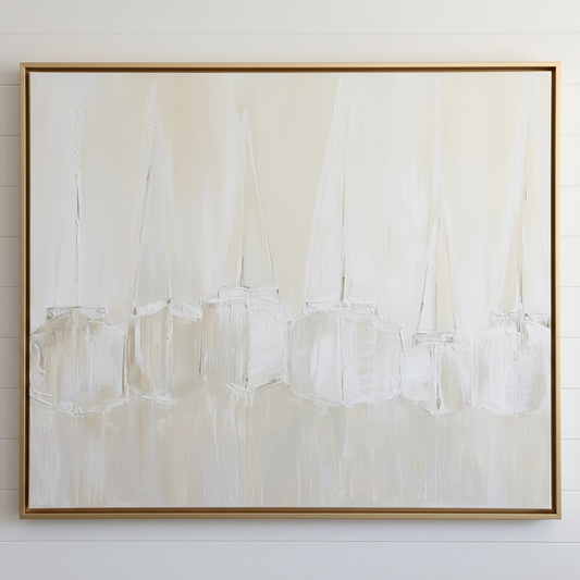 Sailboats | Original 24 x 30 Painting
