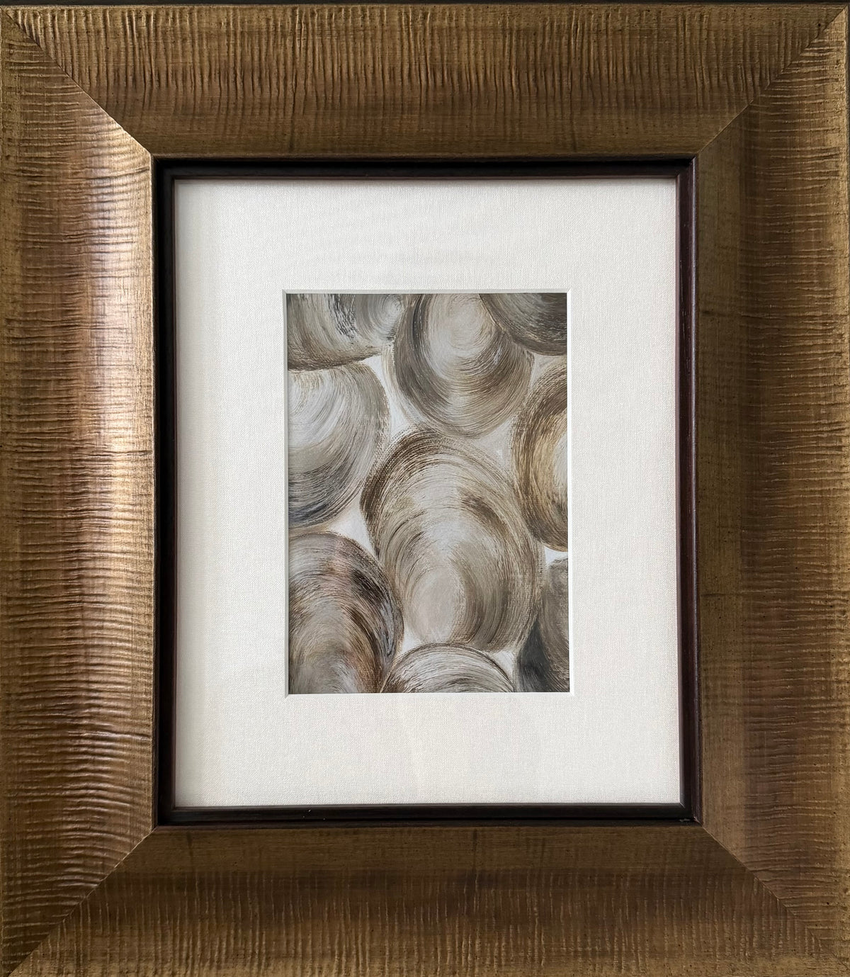 Salty River Clam Shells | Framed Fine Art Print