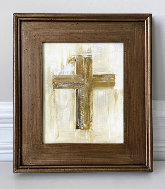 It is Well | Cross on Canvas